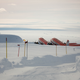 A runway built near Polarstern allows aircraft to take off and land.